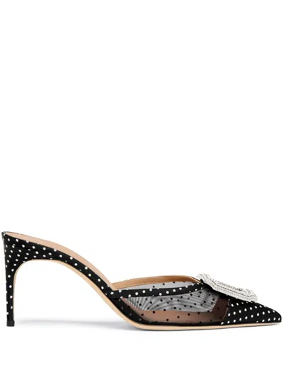 Malone Souliers 70mm Mona Mules In Black