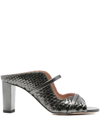 Malone Souliers 70mm Norah Sandals In Gray