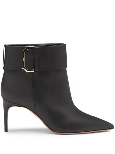 Malone Souliers 70mm Rosella Ankle Boots In Black