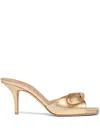Malone Souliers 70mm Vargas Mules In Gold