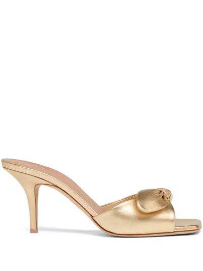 Malone Souliers 70mm Vargas Mules In Gold