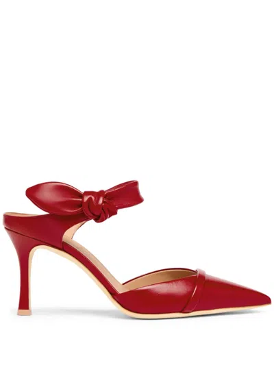 Malone Souliers 80mm Eartha Mules In 红色
