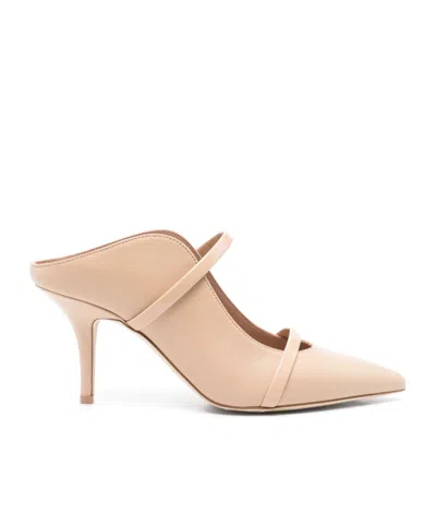 Malone Souliers 80mm Maureen Mules In Nude