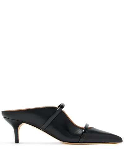 Malone Souliers 85mm Maureen Mules In 黑色