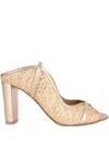 Malone Souliers 85mm Norah Sandals In Gold