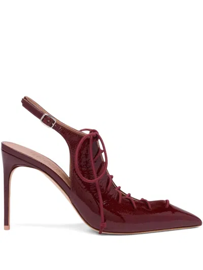 Malone Souliers 90mm Alia Pumps In Red