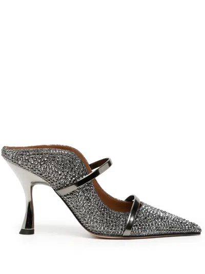 Malone Souliers Maureen 90mm Studded Pumps In Black