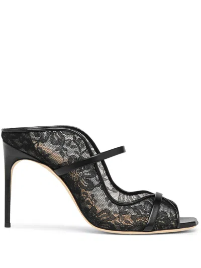 Malone Souliers Noah Mules 90mm In Schwarz