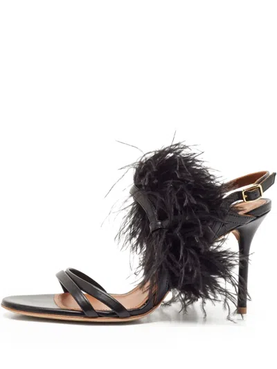 Pre-owned Malone Souliers 90mm Sonia Sandals