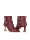 Malone Souliers Ankle-boot Norma 70-2 In Burgundy
