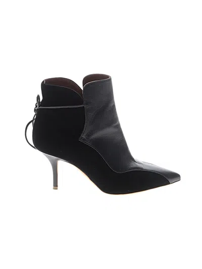 Pre-owned Malone Souliers Ankle Boots In Black