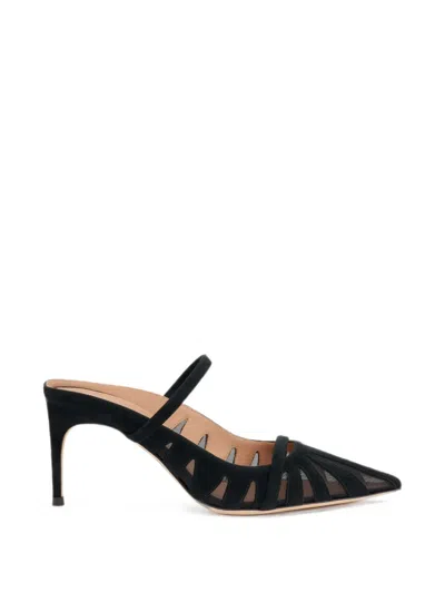 Malone Souliers Aurora Mesh-panelled Mules In Multi