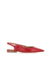 Malone Souliers Ballerina Palmer 10-4 In Carmin Red