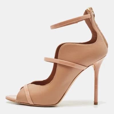Pre-owned Malone Souliers Beige Leather Mika Pumps Size 37.5