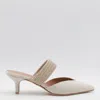 Malone Souliers Maisie Linen Strap Mules In Beige
