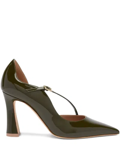 Malone Souliers Bettina Buckle-fastening Pumps In Green