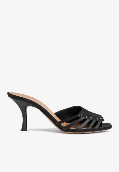 Malone Souliers Bexley 80mm Leather Sandals In Black