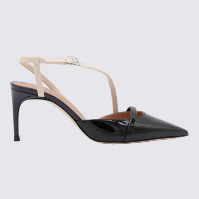 Malone Souliers Black Leather Valeria 70-7 Pumps