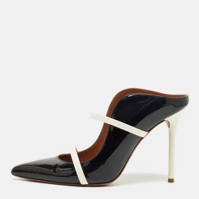 Malone Souliers Black/white Patent Leather Maureen Mules