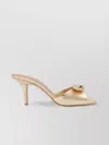 Malone Souliers Metallic Leather Vargas Heeled Sandals 70 In Gold