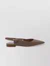 Malone Souliers Buttoned Pointed Toe Ballet Flats