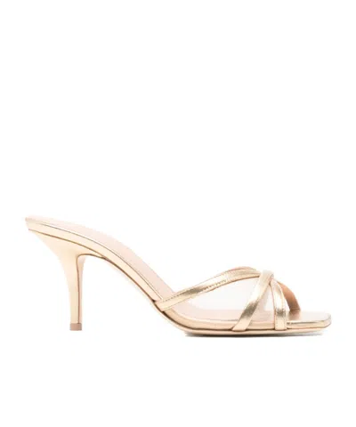 Malone Souliers Criss-cross Stiletto Pumps 70mm In Gold