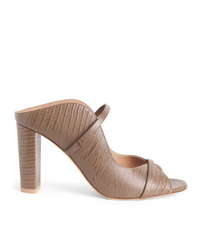 Malone Souliers Croc-embossed Leather Norah Sandals 85 In Multi