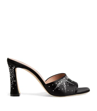 Malone Souliers Crystal-embellished Roxanne Mules 90 In Black