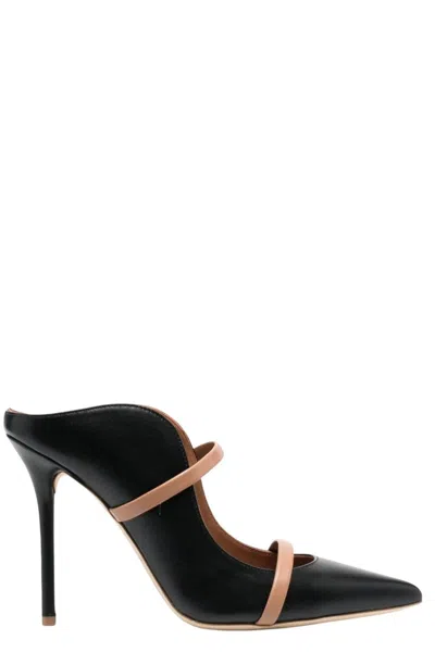 Malone Souliers Decollete Mules With Pointed Toe In Black