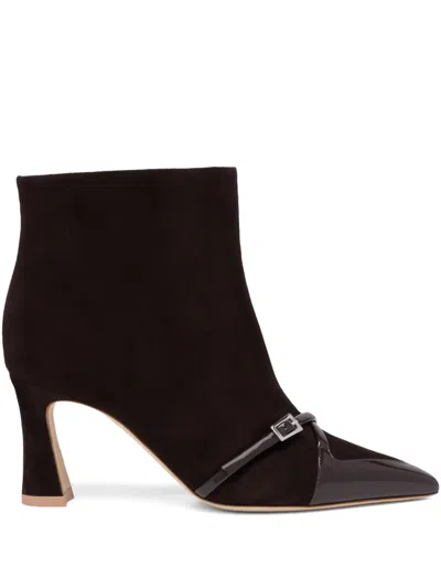 Malone Souliers Denise 70mm Ankle Boots In Black