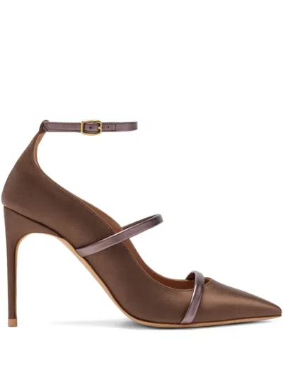 Malone Souliers Diaz Strap Pumps In Brown