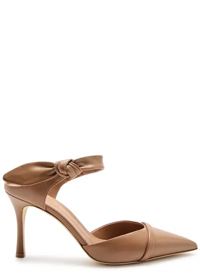 Malone Souliers Eartha 80 Leather Mules In Nude
