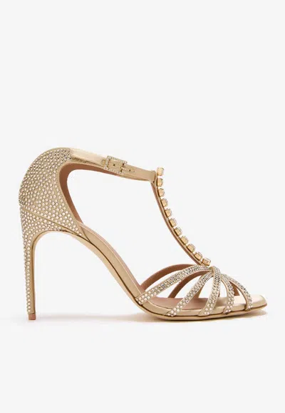 Malone Souliers Erika 90 Crystal-embellished Mules