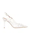 Malone Souliers Exposed High Heels In White