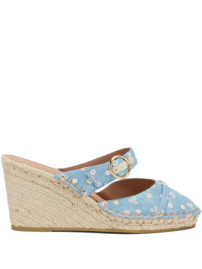Malone Souliers Farah Floral-printed Wedge Espadrilles In Multi