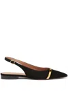 Malone Souliers Jama Ballerina Shoes In Black