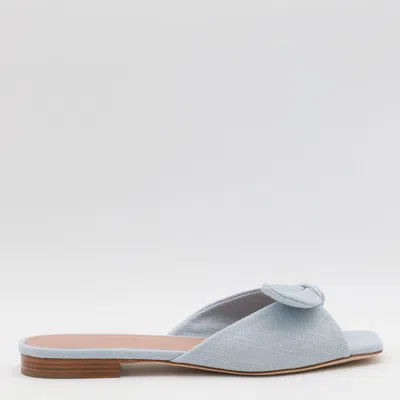 Malone Souliers Flat Shoes Icy Blue