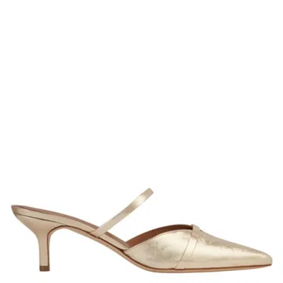 Malone Souliers Frankie 45 Leather Kitten Heels In Brown