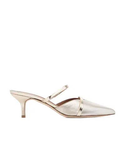 Malone Souliers Frankie 45mm Mules In Nude