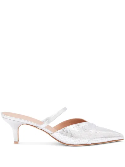 Malone Souliers Frankie Mules In 银色