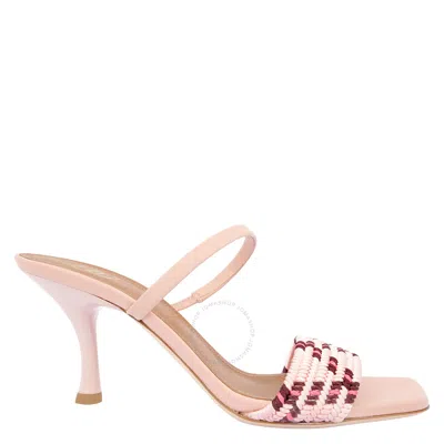 Malone Souliers Frida 70 Leather Heeled Sandals In Pink