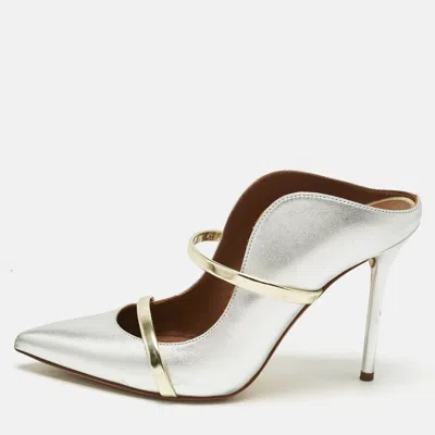 Pre-owned Malone Souliers Gold/silver Leather Maureen Pumps Size 39