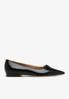 Malone Souliers Hedy Pointed Ballet Flats In Nappa Leather In Black