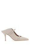 Malone Souliers Light Pink Leather Maureen 70 Pumps In Pink