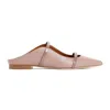 Malone Souliers Open Heel Ballerinas In Beige
