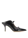 Malone Souliers High Heeled Shoes With Open Back In Black
