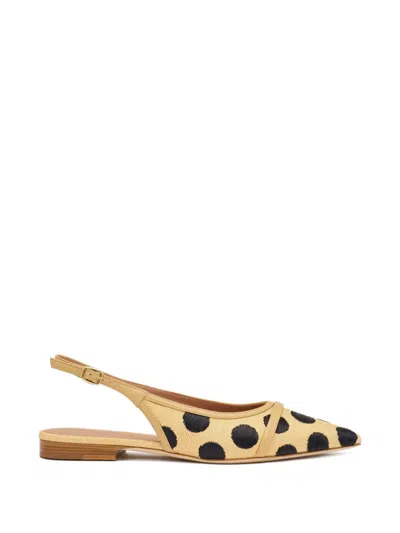 Malone Souliers Jama Polka-dot Flat Pumps In Multi