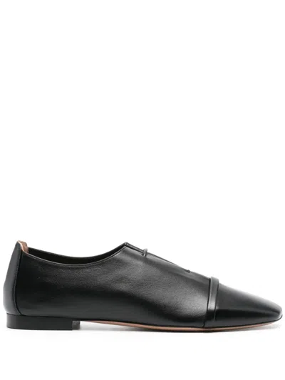 Malone Souliers Jean Leather Oxford Shoes In Black