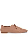 Malone Souliers Jean Lace-up Shoes In Brushed Leather In Nude