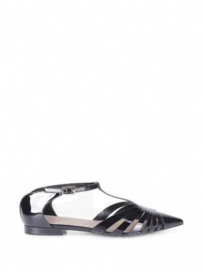 Malone Souliers Jennifer Flat Mules In Black
